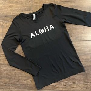 ALOHA Lululemon long sleeve- size 2